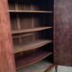Wardrobe linen Louis XV marquetry matt rosewood