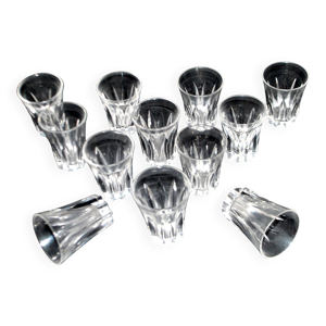 Baccarat lot de 12 verres - liqueur art