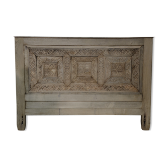 Natural oak headboard