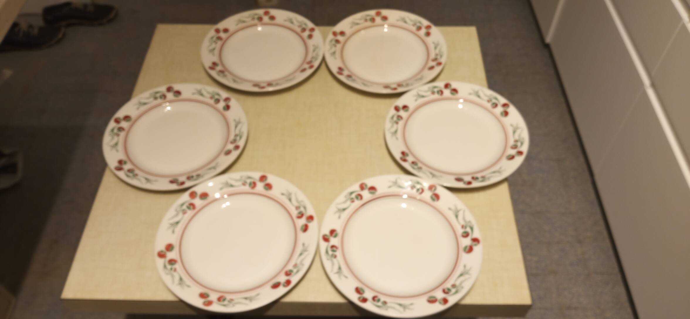 6 assiettes plates Villeroy & Boch art-déco