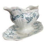 Maastricht earthenware sauce boat, Clara model