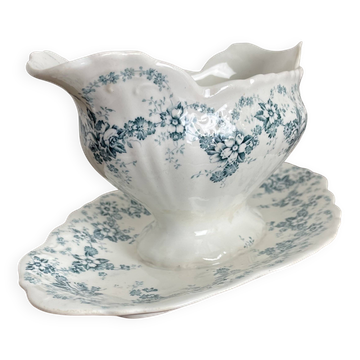 Maastricht earthenware sauce boat, Clara model
