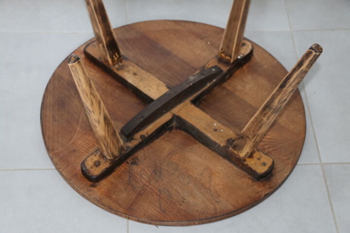Table basse chêne ronde 642mm