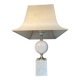 Barber lamp in travertine