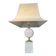 Barber lamp in travertine