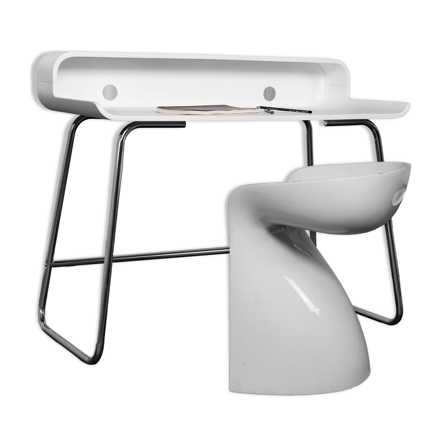Space Age Stool and Desk