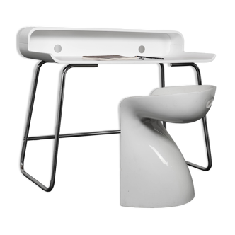Tabouret et bureau Space Age