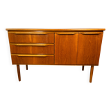 Mid-Century Retro Vintage Teak Sideboard by Sakol 1960   Danish Design Infl