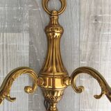 Solid brass wall lamp 2 arms