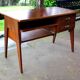 Scandinavian teak desk from the 60s, vintage design