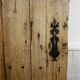 Old door in rustic chene farm castles