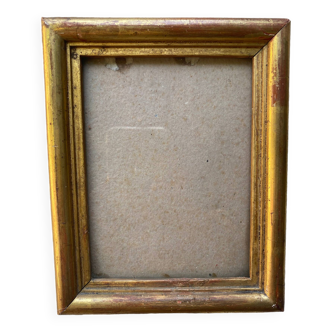 Photo frame in gilded wood late nineteenth