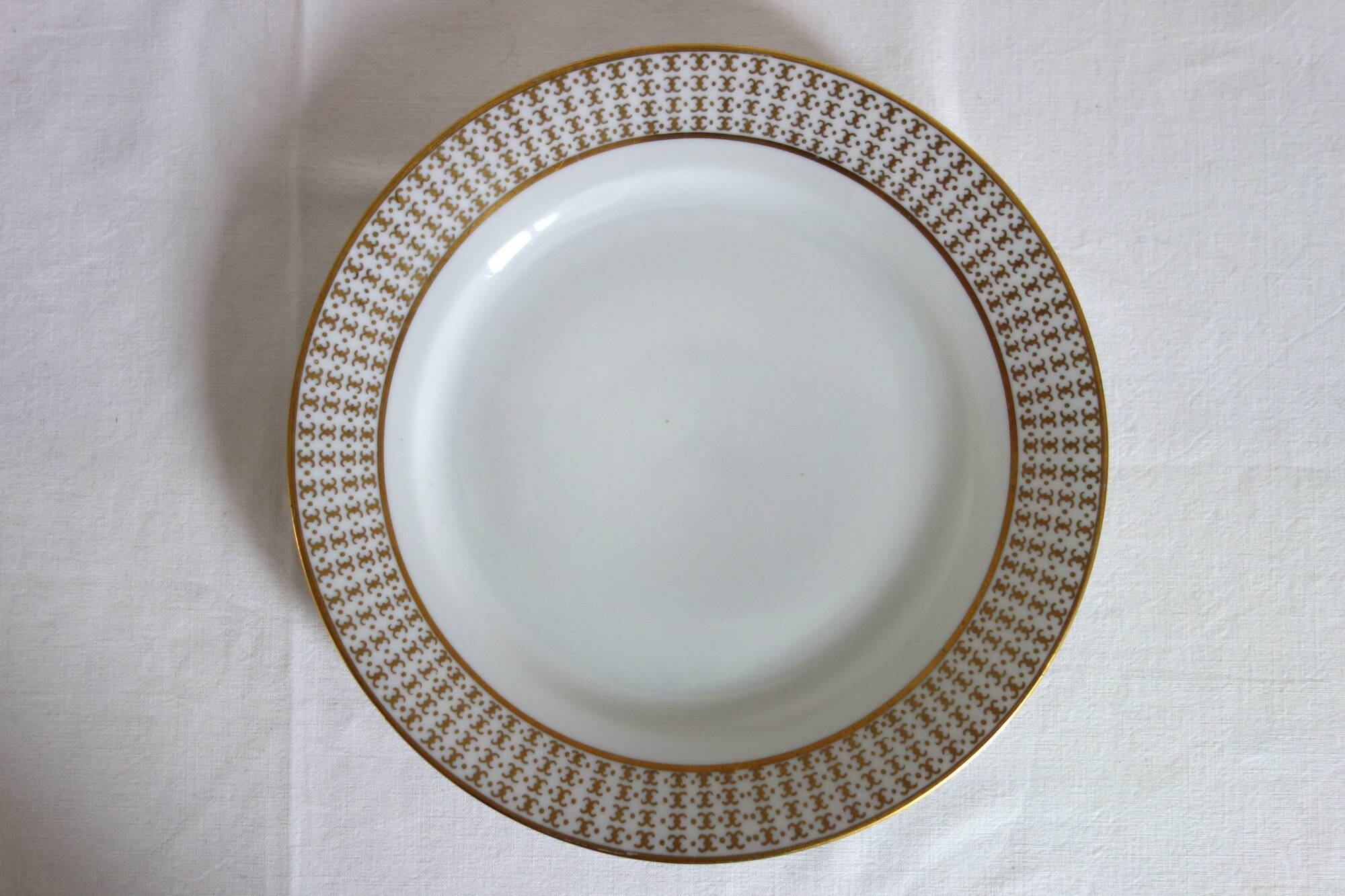 Set of 8 Kahla Konitz dinner plates, vintage Germany