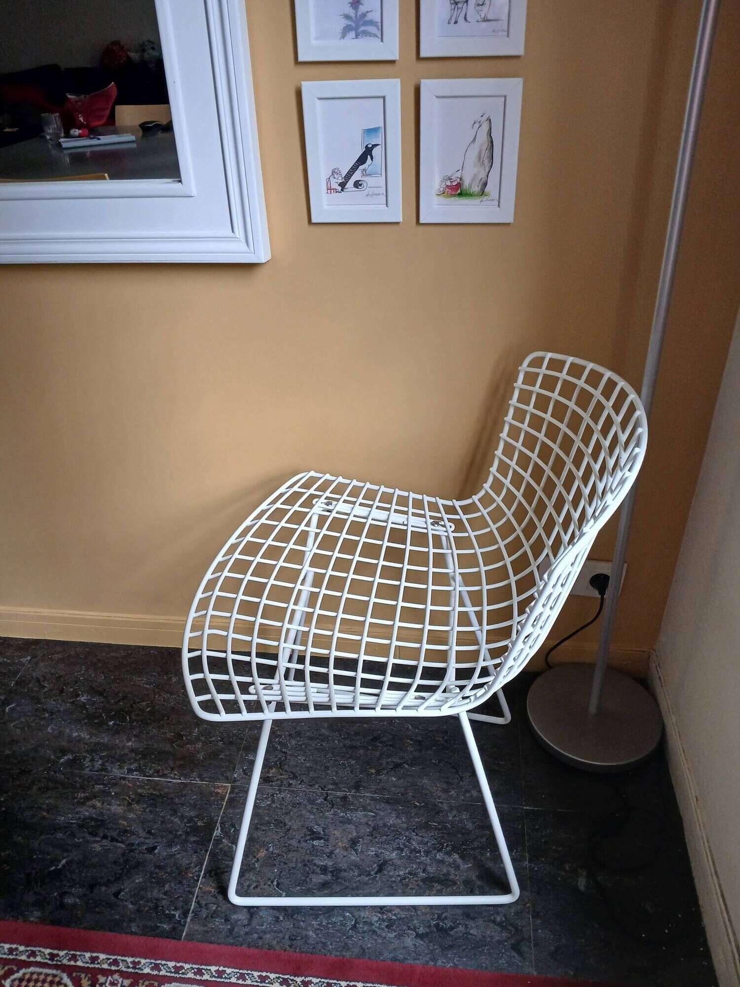 Bertoia chair published by knoll