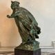 King Lear, green patinated bronze, Victor Rousseau (1865-1954) around 1905