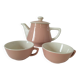 Teapot & duo cups Villeroy & Boch powder pink –