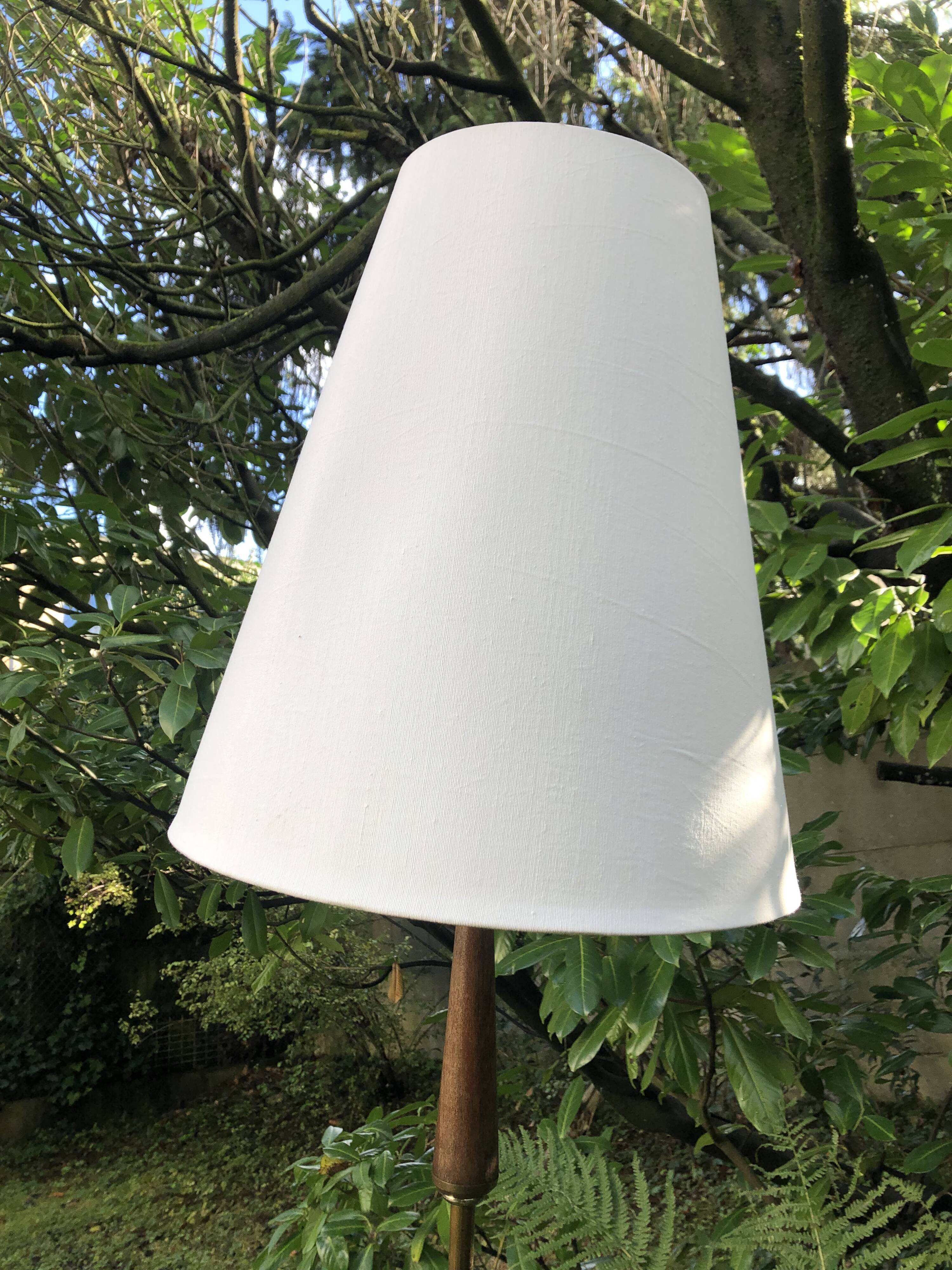 Vintage 1960s floor lamp with shelf