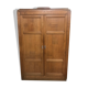 Armoire penderie vintage chêne massif 1950