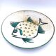 Roger Picault - Vallauris - Assiette décor poisson