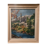 Canvas tapestry painting