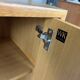 Vintage sideboard chest hallway cabinet oak WK Möbel 60s 70s