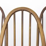 Set of 6 Ercol Quaker Windsor Dining Chairs | 1960s British Mid-Century Mod