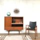 Scandinavian high sideboard in teak 1960s