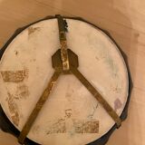 Decorative flower plate in reliefs
