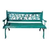 Cast iron and wood bench 1900