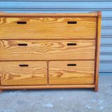 Pine chest of drawers 1970