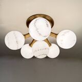 Hillebrand Sputnik Ceiling lamp flush mount , 1970s