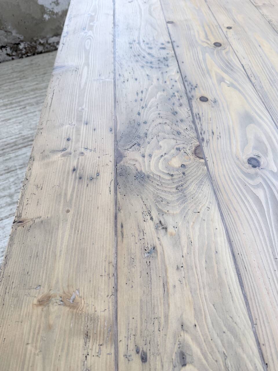 1950 pine farmhouse table 2m