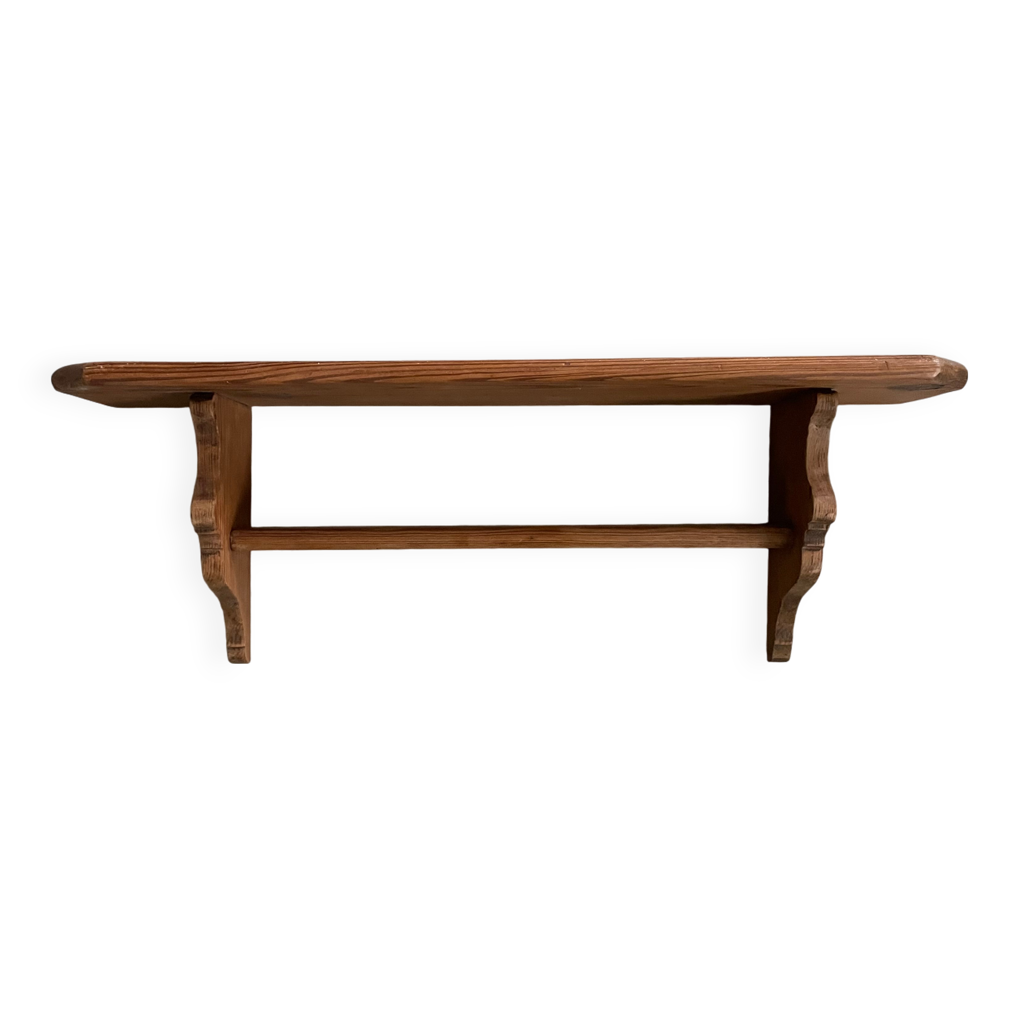 Small pine wall shelf