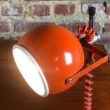Eyeball lamp orange 1970