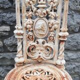 1900 iron cast iron garden chair