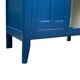 Armoire parisienne bleue panneautée 1940