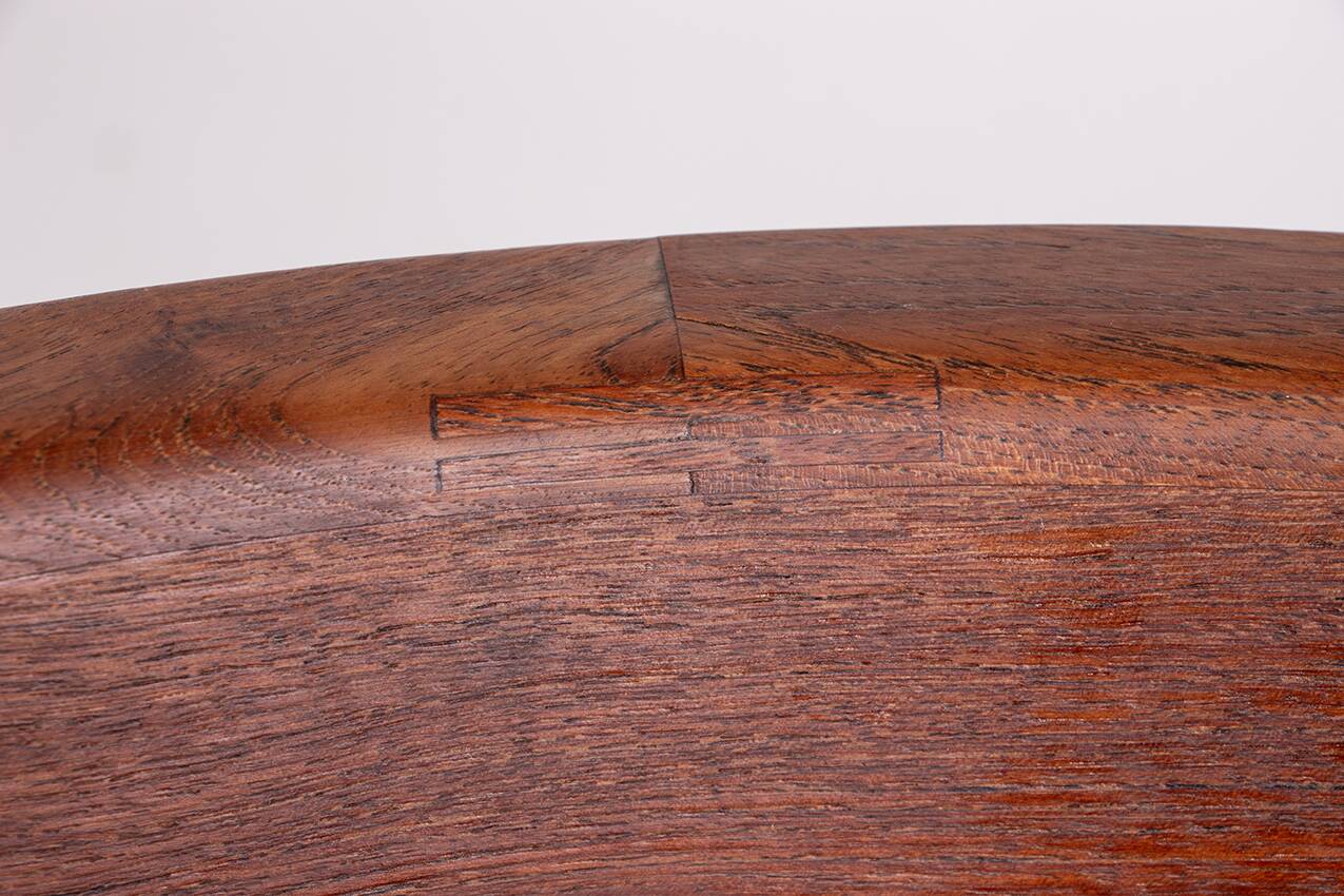 6 Danish chairs in teak and sea rush, model 316 by Peter Hvidt 1960.