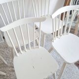 Set of six vintage Scandinavian chairs