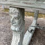 Table with carved legs