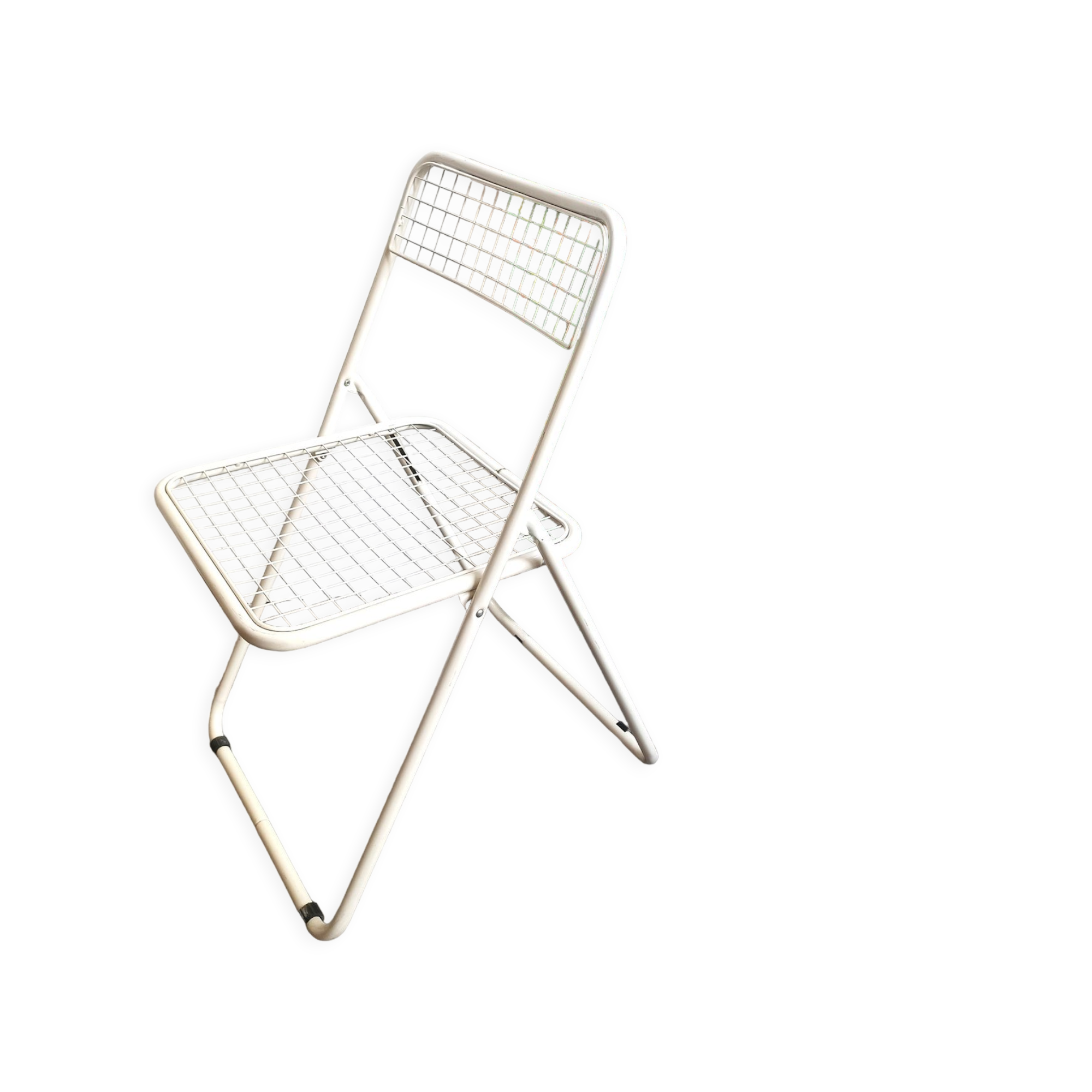 Folding metal chair design niels gammelgaard *vintage