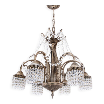 Crystal chandelier, France, 1940s