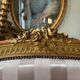 Pair of late 19th-century gilded wooden beds in Louis XVI style.