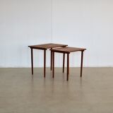 Vintage teak nesting tables