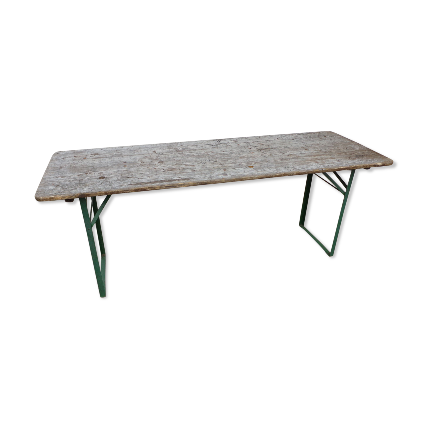 Folding garden table