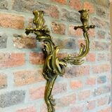 Louis XV style bronze wall light