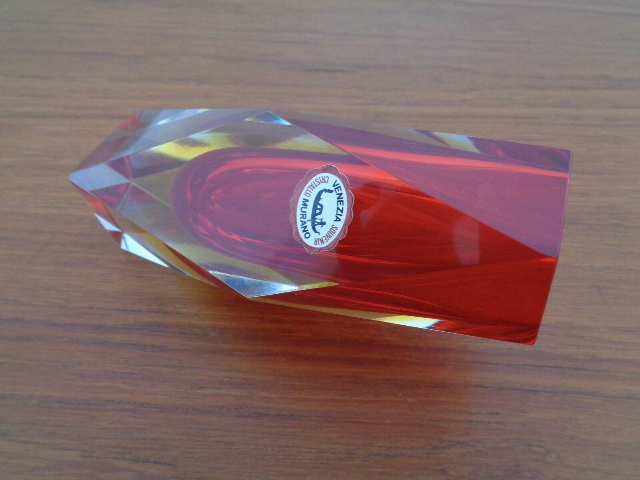 Vintage Italian Murano Glass Vase, 1960s