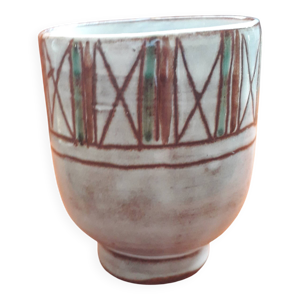 Vase vintage Vallauris - jean