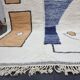 Traditional handmade Beni Ouarine rug 250cmx150cm