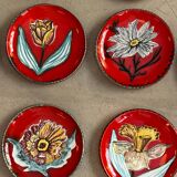 Dessert plates Cérenne Vallauris