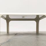 Demetrio lounge coffee table from the Italian space age of the mid-century by Vico Magistretti for Artemide.